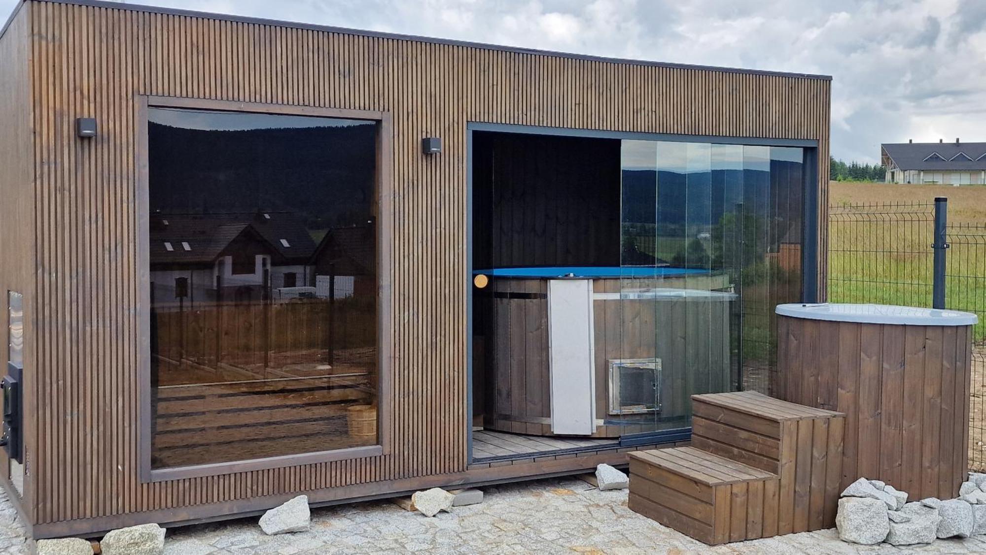 Season Klimatyzowany Dom Przy Szlaku Z Prywatnym Tarasem I Widokiem Na Gory Orlickie - Sudety Sauna&jacuzzi, Skalne
